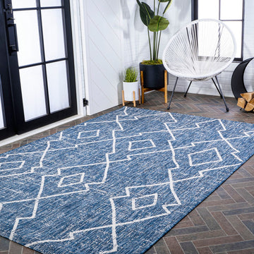 Carwa Tribal Diamond Trellis Indoor/outdoor Area Rug